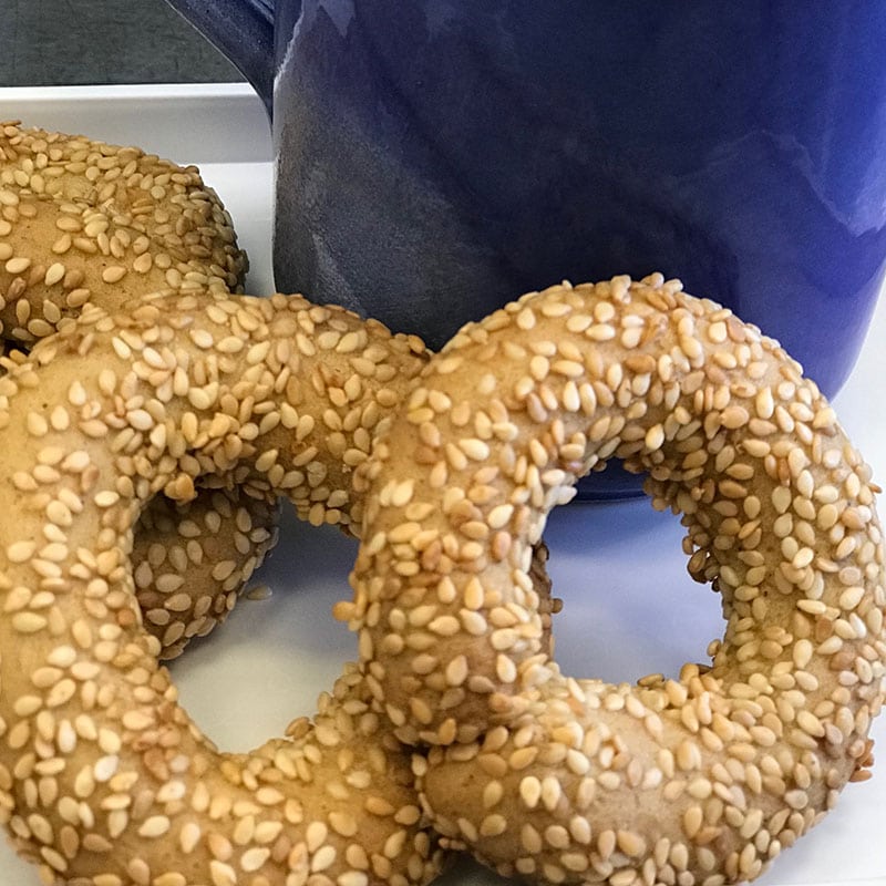 Vegetarian, vegan Sesame cookies from Glyka Sweets