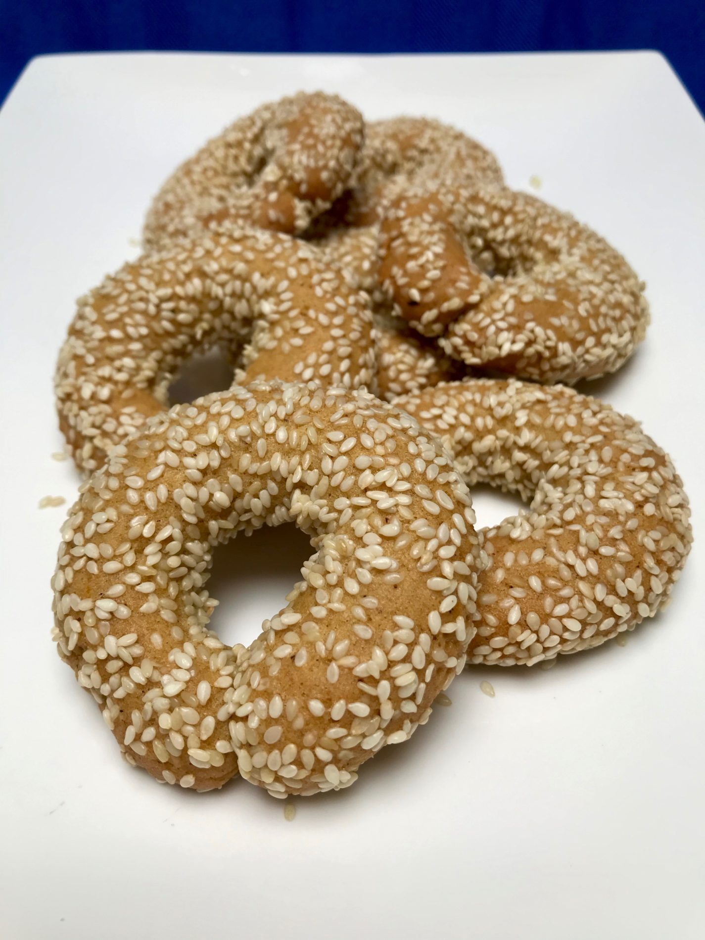 Vegetarian, vegan Sesame cookies from Glyka Sweets
