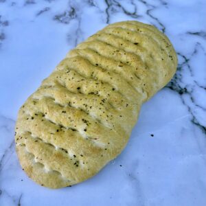 Lagana Bread - with Roasted Garlic and Rosemary